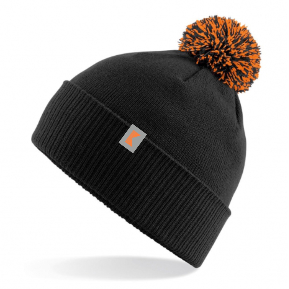 Tutimüts, must-oranz