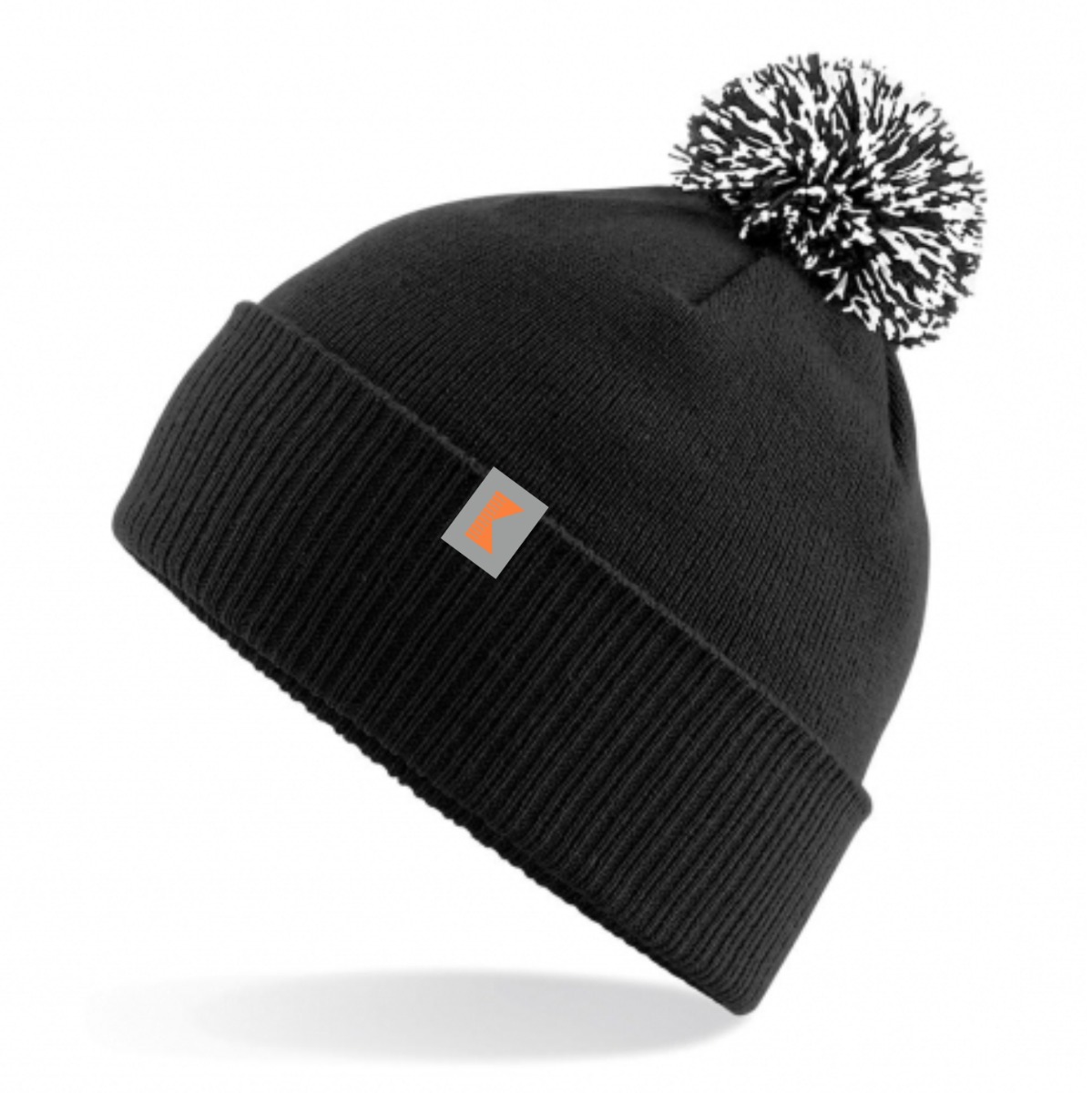 Tutimüts, must-valge