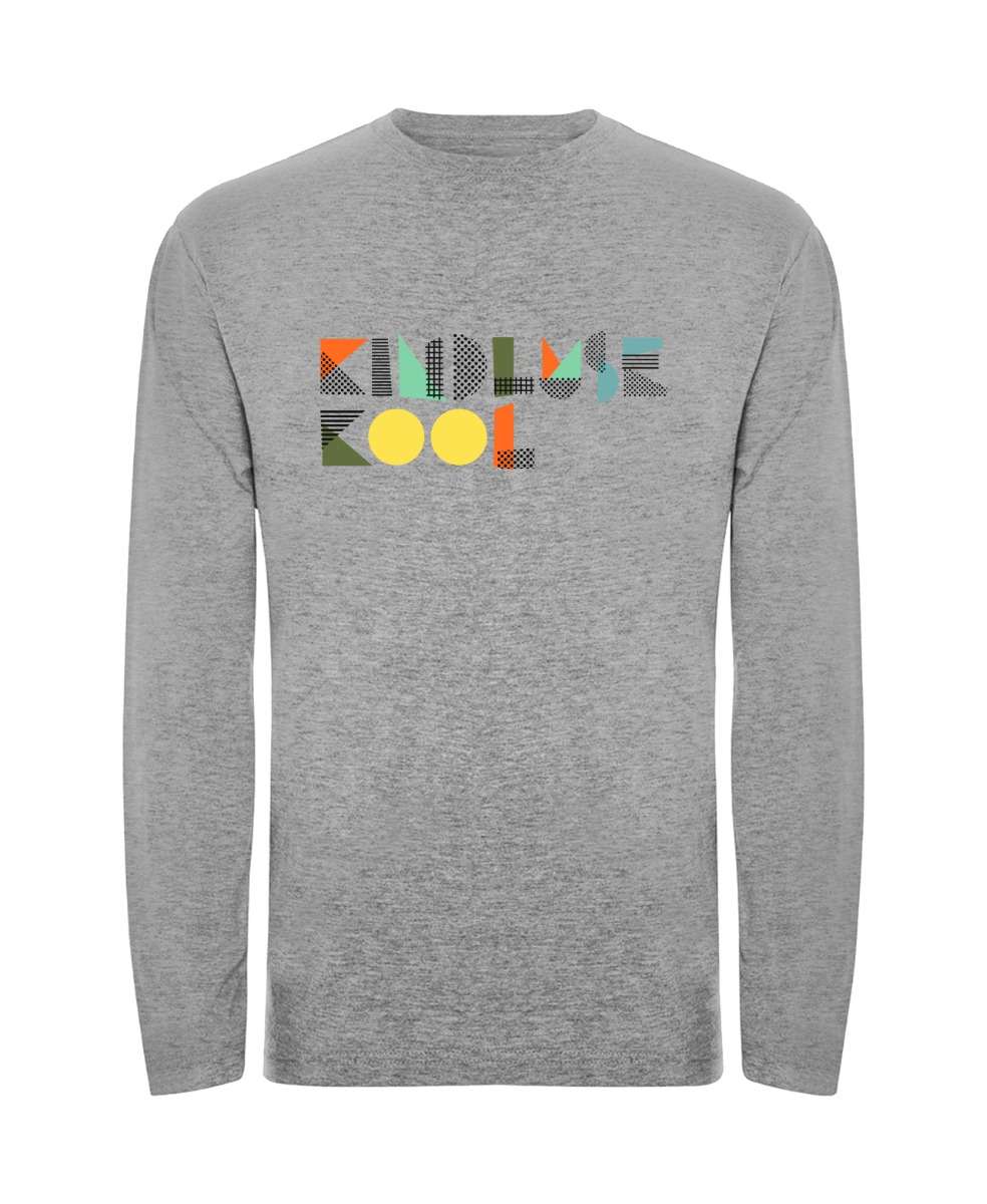 Laste pikkade varrukatega särk, hall