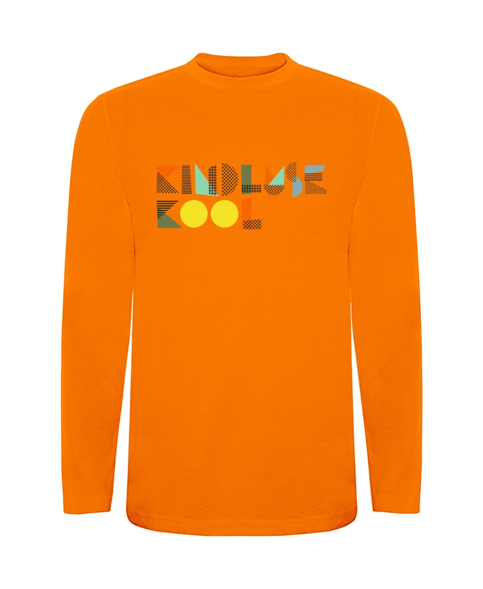 Laste pikkade varrukatega särk, oranz