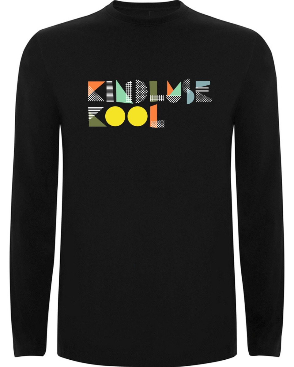 Unisex pikkade varrukatega särk, must