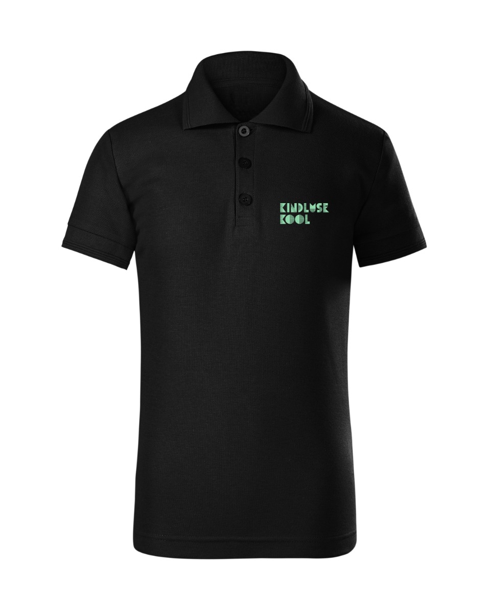 Laste kitsas polosärk, must