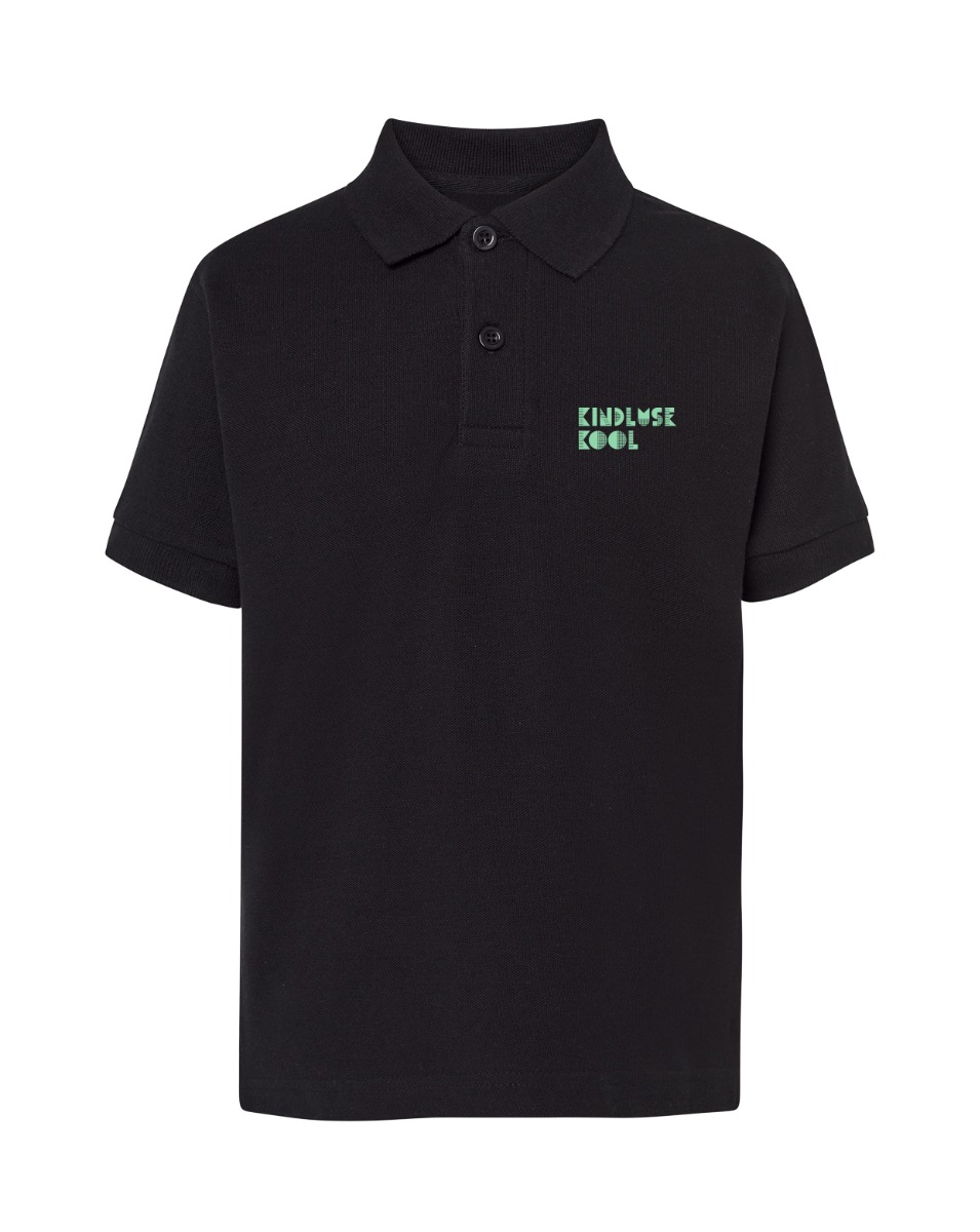 Laste polosärk, must