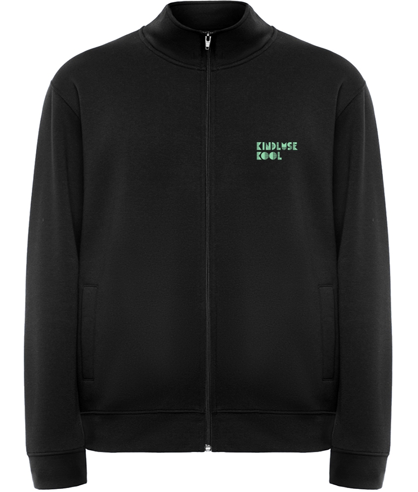 Unisex lukuga jakk, must